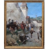 Tableau "Gruyère" signé J.P. SIMONET 87