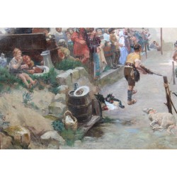 Tableau \"Gruyère\" signé J.P. SIMONET 87