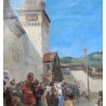 Tableau \"Gruyère\" signé J.P. SIMONET 87