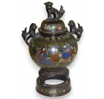 Chinese incense burner, bronze