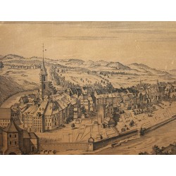 Gravure sur cuivre \"Bern\" par FENDRICH