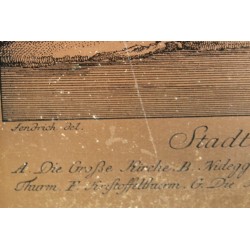 Gravure sur cuivre \"Bern\" par FENDRICH