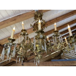 Napoleon III bronze chandelier at  Moinat SA  - Antiques and home décor