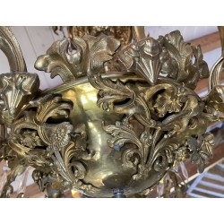 Napoleon III bronze chandelier at  Moinat SA  - Antiques and home décor