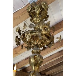 Napoleon III bronze chandelier at  Moinat SA  - Antiques and home décor