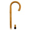 Curved chestnut walking stick