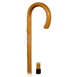 Curved chestnut walking stick