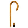 Curved chestnut walking stick