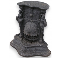 French cast iron stove, decora