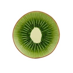 Assiette à dessert en faïence Kiwi