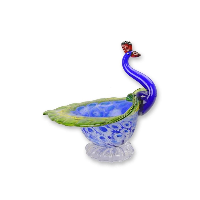 Bol paon en verre soufflé