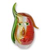 Abstract Face Glass Vase