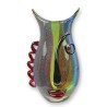 Picasso-style abstract glass vase