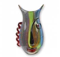 Vase en verre Abstrait style Picasso