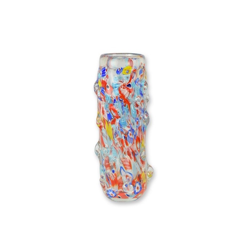 Vase en verre style Millefiori de Murano