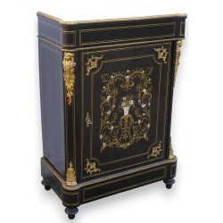  Buffet noir avec 1 porte. sur  Moinat SA  - Antiquités décoration
