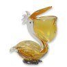 Sculpture en verre soufflé Pélican