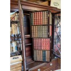 English mahogany bookcase
