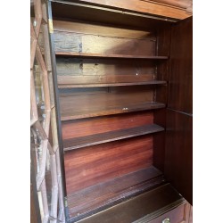 English mahogany bookcase