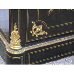  Buffet noir avec 1 porte. sur  Moinat SA  - Antiquités décoration