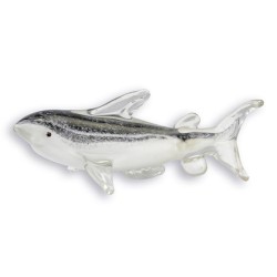 Sculpture en verre soufflé Requin