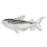 Sculpture en verre soufflé Requin
