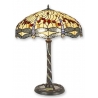 Lampe style Tiffany décor Libellules