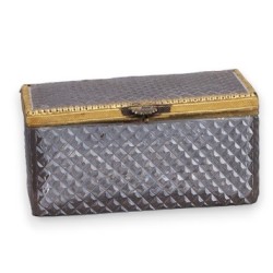 Coffret à bijoux en cristal taillé