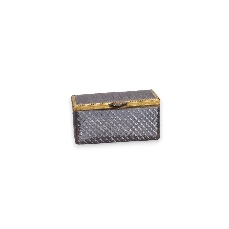 Cut crystal jewellery box / from Moinat SA – Antiques and home décor