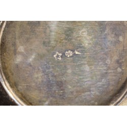 Pichet et plateau en argent 800
