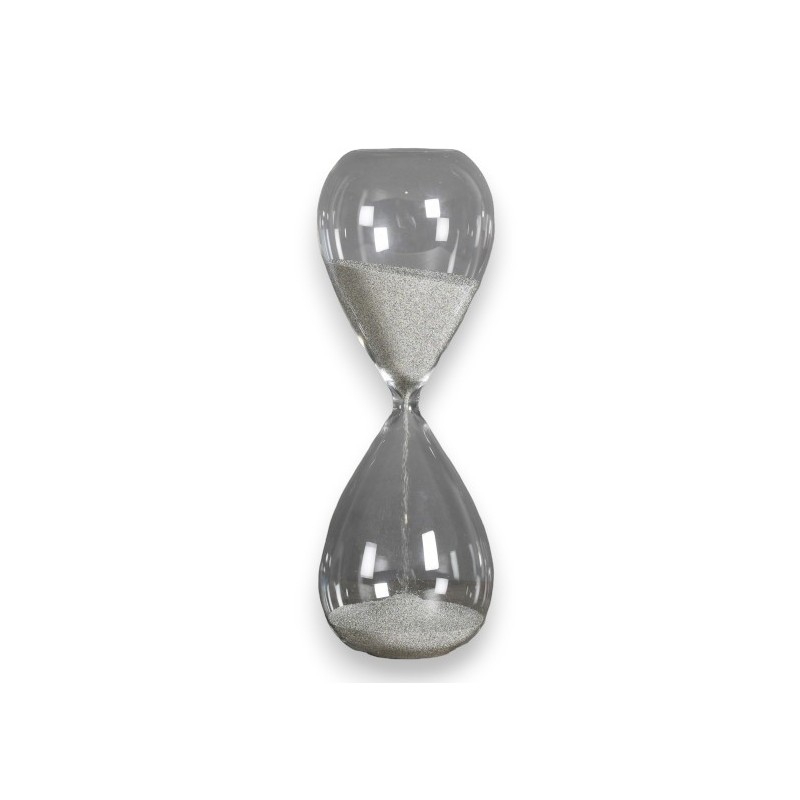 Sablier en verre - Blanc - 10 minutes
