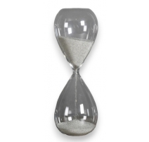 Sablier en verre - Blanc
