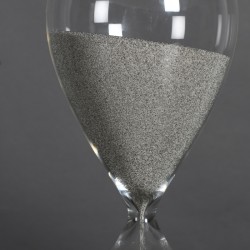 Sablier en verre - Blanc - 10 minutes
