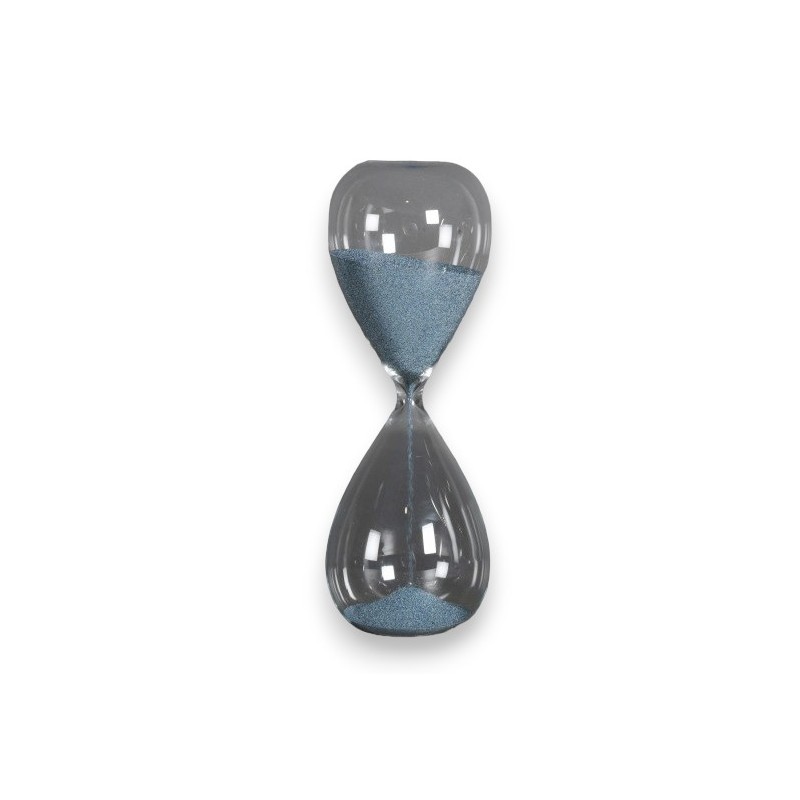 Sablier en verre - Bleu - 10 minutes