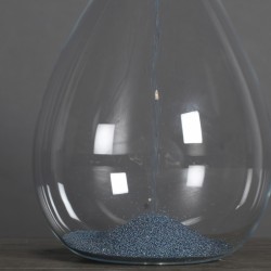 Sablier en verre - Bleu - 10 minutes