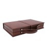 Havana leather backgammon case