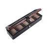 Black & brown leather watch case – 5 compartments