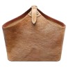 Porte-revues Billy en fourrure beige