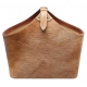 Porte-revues Billy en fourrure beige