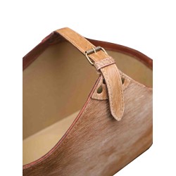 Porte-revues Billy en fourrure beige