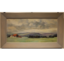 Tableau "Jura" signé H. PICCOT 1941