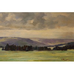 Tableau \"Jura\" signé H. PICCOT 1941