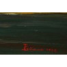 Tableau \"Jura\" signé J. GIRACCA 1964