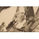 Gravure "Mésanges à longue queue" HAINARD