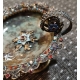 Tazza with precious stones