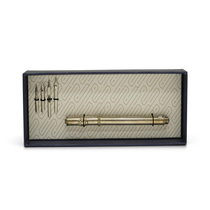 Silver-coloured writing set