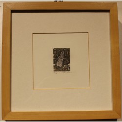 Engraving entitled "Dasychira", signed by Robert HAINARD