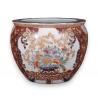 Cache pot en porcelaine Fleurs Imari
