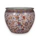 Cache pot en porcelaine Fleurs Imari