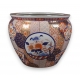 Cache pot en porcelaine Fleurs Imari